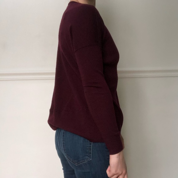 Cynthia Rowley Purple Merino Wool Sweater - Picture 6 of 12